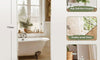 Dripex Frameless Bathroom Mirror, Wall Mounted Bathroom Mirror with Bevelled Edge & Pre-Drilled Holes for Dressing Room Bedroom Living Room
