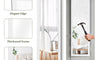 Dripex Over Door Mirror Full Length, 110 x 33cm/110 x 45cm Wall Mounted Mirror Door Hung Mirror for Bathroom/Bedroom/Wardrobe - Toughened Glass