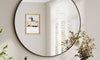 Dripex Round Mirror, 40 to 90cm Circle Hanging Wall Mirror - Home Decorative Wall Mounted Vanity Mirror for Bathroom, Dressing Room & Living Room