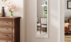 Dripex Over Door Mirror Full Length, 110 x 33cm/110 x 45cm Wall Mounted Mirror Door Hung Mirror for Bathroom/Bedroom/Wardrobe - Toughened Glass