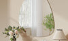 Dripex Irregular Wall Mirror, 65 x 50cm/ 70 x 50cm Frameless Bathroom Mirror Wall Mounted with Pre-Fitted Hanging Holes & Fixing Kit - Wall Mounted Horizontally or Vertically