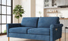 Vesgantti Fabric/Velet Loveseat Sofa, 1/2/3/4 Seater Couch/Armchair with Bilateral Pocket Storage & Removable Cushions, Perfect for Living Room, Bedroom and Office, Tool-free Assembly