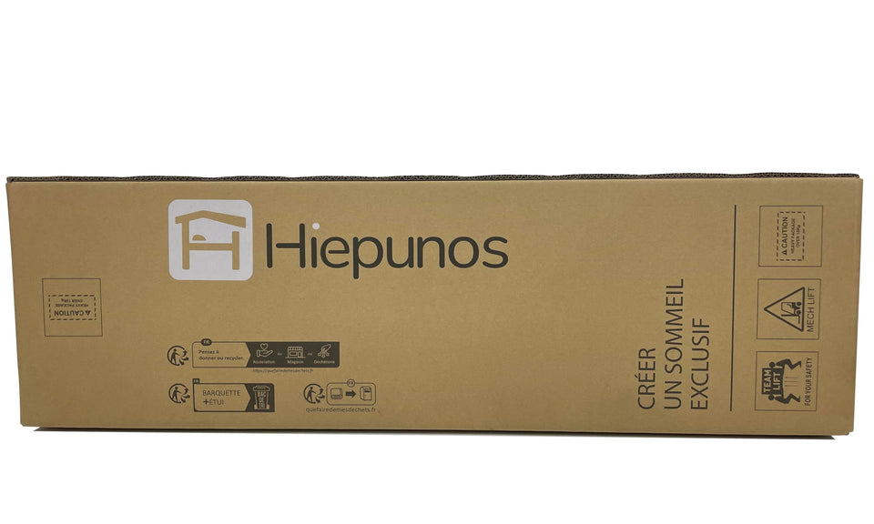 Hiepunos King Size Mattress,10.2 INCH Hybrid Memory Foam and Individually Pocket Spring,5FT King Mattress Medium Firm,Ergonomic Pressure Reducing,Improve Sleeping (150x200x26cm)