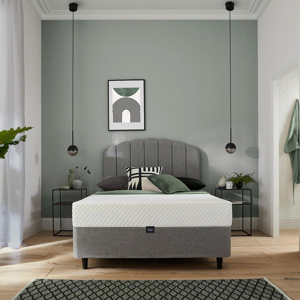 Silentnight 7 Zone Memory Foam Rolled Mattress | Made in the UK | |Medium Firm |King,White