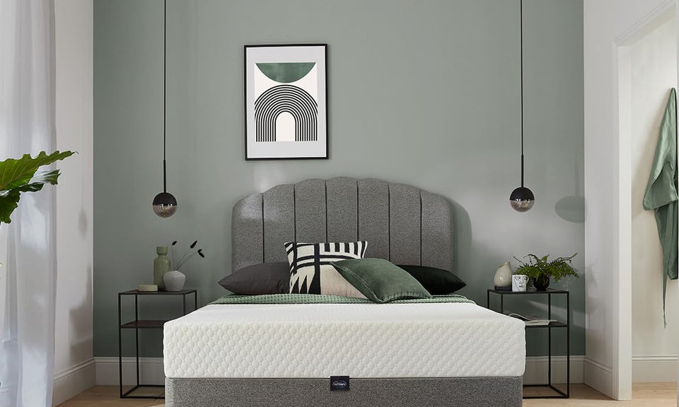 Silentnight 7 Zone Memory Foam Rolled Mattress | Made in the UK | |Medium Firm |King,White