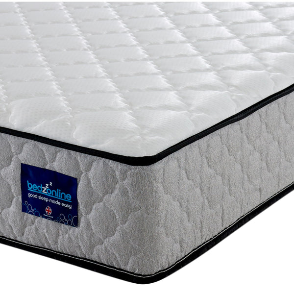 BEDZONLINE Air Feel Orthopedic Mattress - Memory Foam and Spring Mattress | Pefect Ergonomical Sleeping Position | 20cm Depth | 4ft6 Double