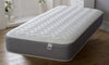 Starlight Beds Essentials Zig Zag Single Mattress with Springs and Memory Foam. 7.5 Inch Budget Mattress. Grey, Soft Firmness (90x190x19cm)