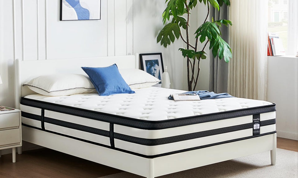 Inofia Sleep King Size Mattress Memory Foam 5FT, 11 Inch Hybrid Sprung Mattress with Fire Resistant, Responsive Zoned Support & Motion Isolated,100 Night Home Trial, LUXE Collection