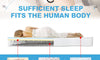 Good Nite Single Mattress 3FT Spring Mattress with 3cm Memory Foam Mattress Flexible Mattresses 3D Breathable Knitted Fabric Fire Support System 18cm Deep