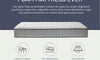 BEDZONLINE Orthopaedic Memory Foam & Spring Mattress - 4ft6 Double | Breathable 20cm Thick Memory Foam & Spring Mattress | Body Support, Alignment & Pressure Relief | UK Made & Hypoallergenic