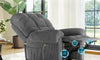 Vesgantti Electric Recliner Chair, Teddy/Corduroy Armchair Recliner, Comfy Reclining Chairs for Elderly, Adults Electric Recliner Armchair with Any Position, USB Port, Arm Chairs for Living Room