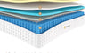 Hiepunos King Size Mattress,10.2 INCH Hybrid Memory Foam and Individually Pocket Spring,5FT King Mattress Medium Firm,Ergonomic Pressure Reducing,Improve Sleeping (150x200x26cm)
