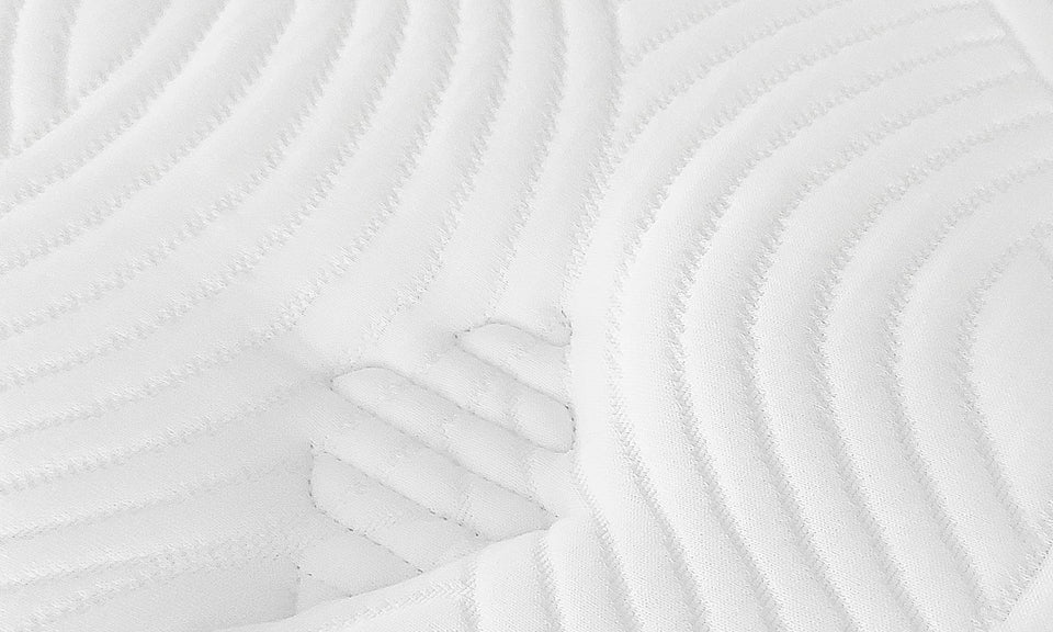 TeQsli 4FT6 Double Mattress, 10.6 Inch Memory Foam Sprung Hybrid Mattress for Pressure Relief & Edge Support, 9-Zone Support Orthopedic Mattress Medium Firm with Skin-Friendly Fabric 135x190x27cm Visit the TeQsli Store