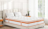 TeQsli Double Mattress 4FT6, 10 Inch Gel Memory Foam 7 Zone Orthopedic Double Mattress Pocket Sprungs Wave Memory Foam Hybrid - Medium Firm - Motion Isolation 135x190x25 cm
