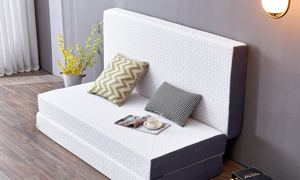 Inofia Folding Mattress Double,15cm Memory Foam Foldable Mattress, Guest Folding Mattress with Washable Cover,Foldable in Three,Bed in a Box,100-Night Home Trial(Double(135x190x15cm)) Visit the Inofia Store