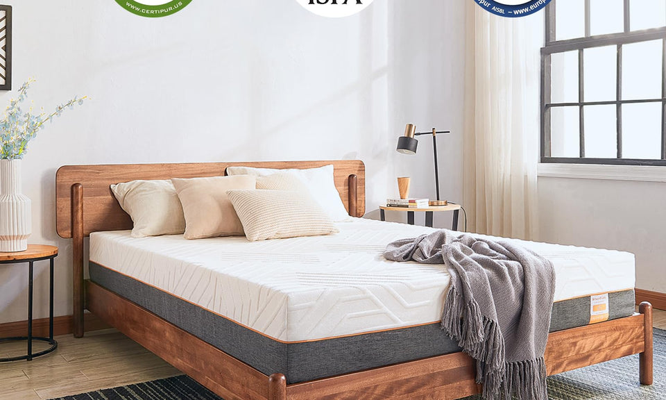 Inofia King Memory Foam Mattress, 22cm Gel Memory Foam Mattress in a Box, Medium Firm Mattress with Ultra Soft Removable Cover, Sleeps Cooler, Supportive and Pressure Relief