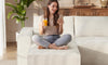 Vesgantti Sectional Corner Sofa, Chenille Deep Seat L Shape Cloud Couch, No Assembly Required