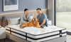 Inofia Sleep Double Mattresses 4FT6, Memory Foam Sprung Hybrid Mattress 10 Inch, 7-Zone Support & Sleep Cooler, Medium Firm Original Collection, 100 Night Home Trial