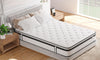 TeQsli Super King Mattress 6FT, 10.6 Inch Gel Memory Foam Pocket Spring Orthopedic Mattress Edge Support & Motion Isolation Hybrid Super King Mattress - Medium Firm 180x200x27 cm
