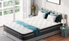 TeQsli Gel Individually Pocket Sprung King Mattress 5FT with Soft Fabric, 10 Inch Hybrid Mattress King for Pressure & Back Pain Relief, Medium Firm Mattress in a Box-150x200x25cm