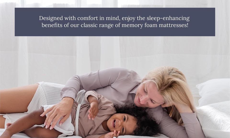 BEDZONLINE Mattress Eco Memory Foam Single Mattress - Firm | 3ft Breathable 11cm Certified Therma-Pure Memory Foam & Reflex Foam Mattress | UK Handmade & Hypoallergenic