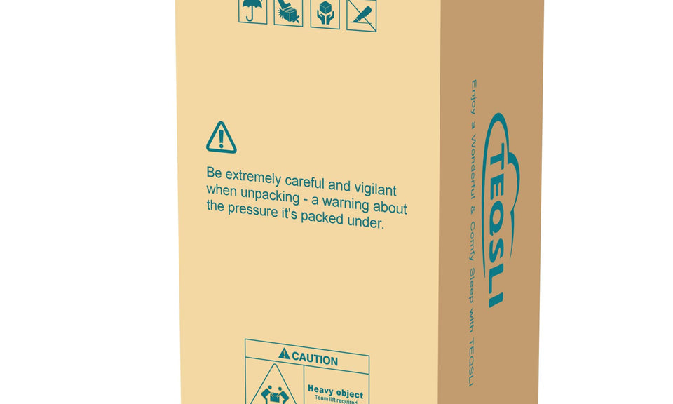 TeQsli 4FT6 Double Mattress, 10.6 Inch Memory Foam Sprung Hybrid Mattress for Pressure Relief & Edge Support, 9-Zone Support Orthopedic Mattress Medium Firm with Skin-Friendly Fabric 135x190x27cm Visit the TeQsli Store