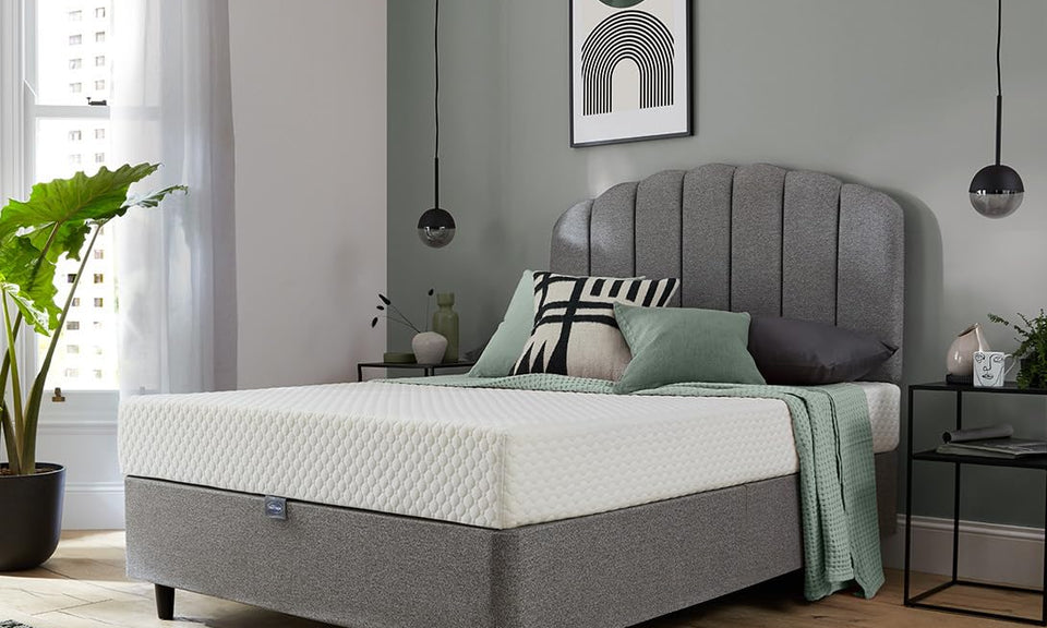 Silentnight 7 Zone Memory Foam Rolled Mattress | Made in the UK | |Medium Firm |King,White
