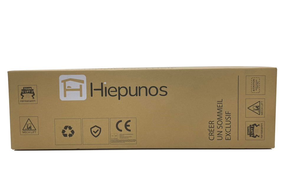 Hiepunos King Size Mattress,10.2 INCH Hybrid Memory Foam and Individually Pocket Spring,5FT King Mattress Medium Firm,Ergonomic Pressure Reducing,Improve Sleeping (150x200x26cm)