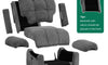 Vesgantti Electric Recliner Chair, Teddy/Corduroy Armchair Recliner, Comfy Reclining Chairs for Elderly, Adults Electric Recliner Armchair with Any Position, USB Port, Arm Chairs for Living Room