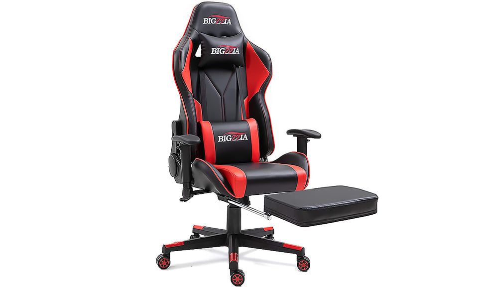 Bigzzia Gaming Chair - Ergonomic Office Chair (with footrest)