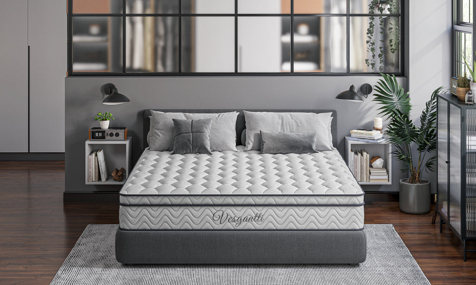 Vesgantti Pro Hybrid Mattress 10.3/8.7 inch Boxtop Mattress