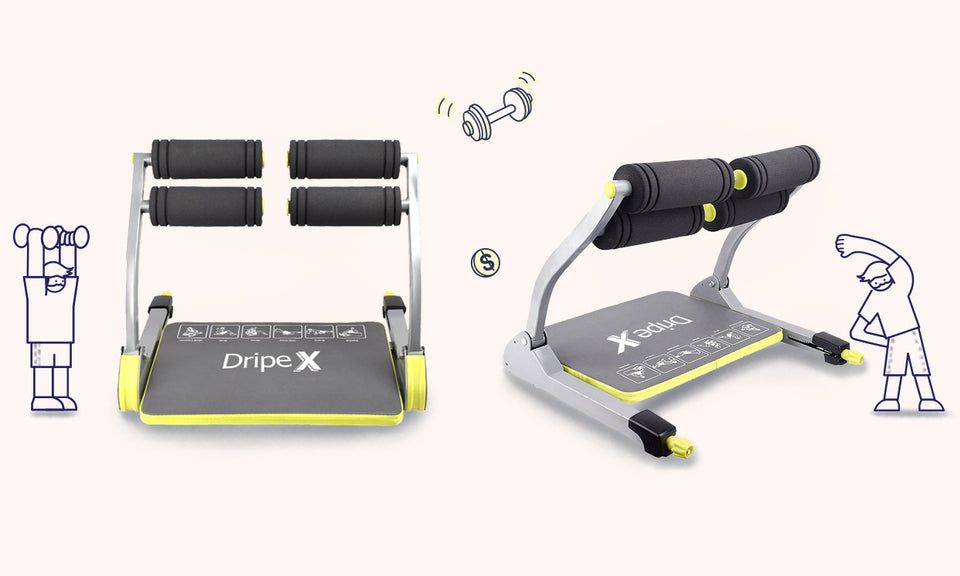 Dripex 6 in 1 Core Smart Total Body Exercise Machine
