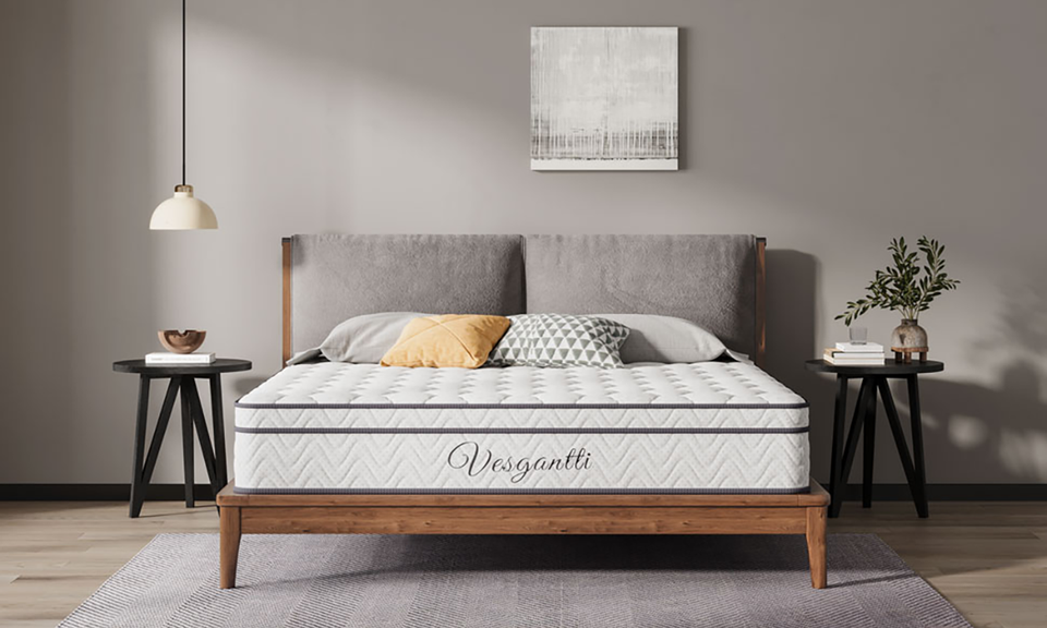 Vesgantti Pro Hybrid Mattress 10.3/8.7 inch Boxtop Mattress