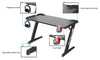 Dripex Ergonomic Z-Shaped Gaming Desk