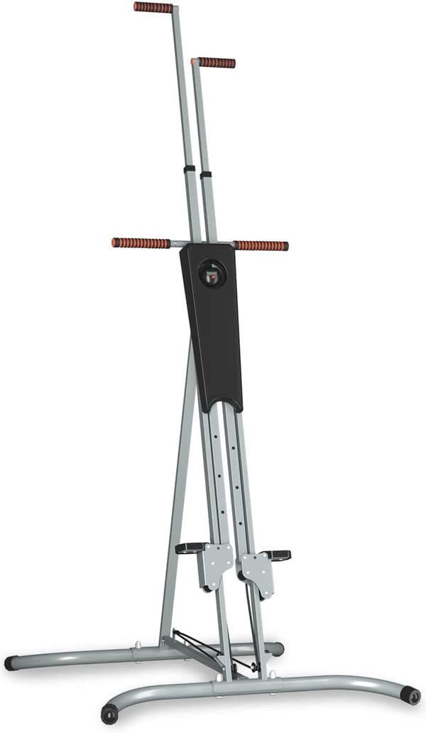 Dripex Vertical Climber Exercise Machine, Folding Stair Climber Exercise Machine for Home Gym, Whole Body Cardio Workout Fitness Stepper with LCD Monitor