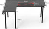 Dripex L shaped Corner Gaming Desk Large Desktop Surface with Cup Holder