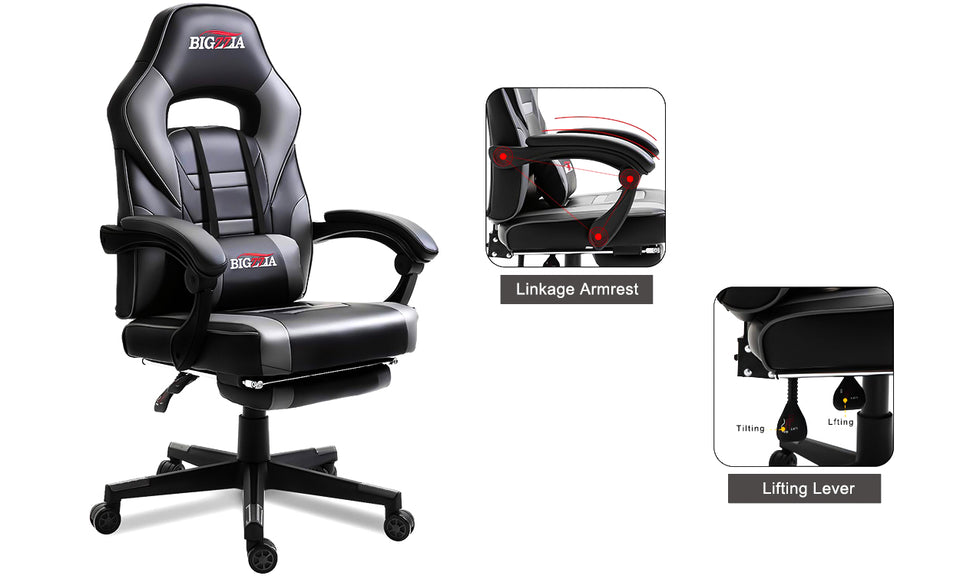 Bigzzia PC & Racing Game Chair