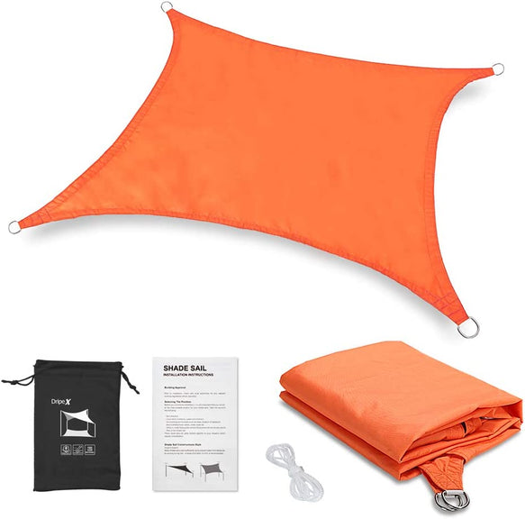 Dripex Sun Shade Sail Waterproof Canopy PES Polyester Awning