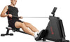 Dripex Foldable Rowing Machine Magnetic Rower with 16 Level Adjustable Resistances for Home use