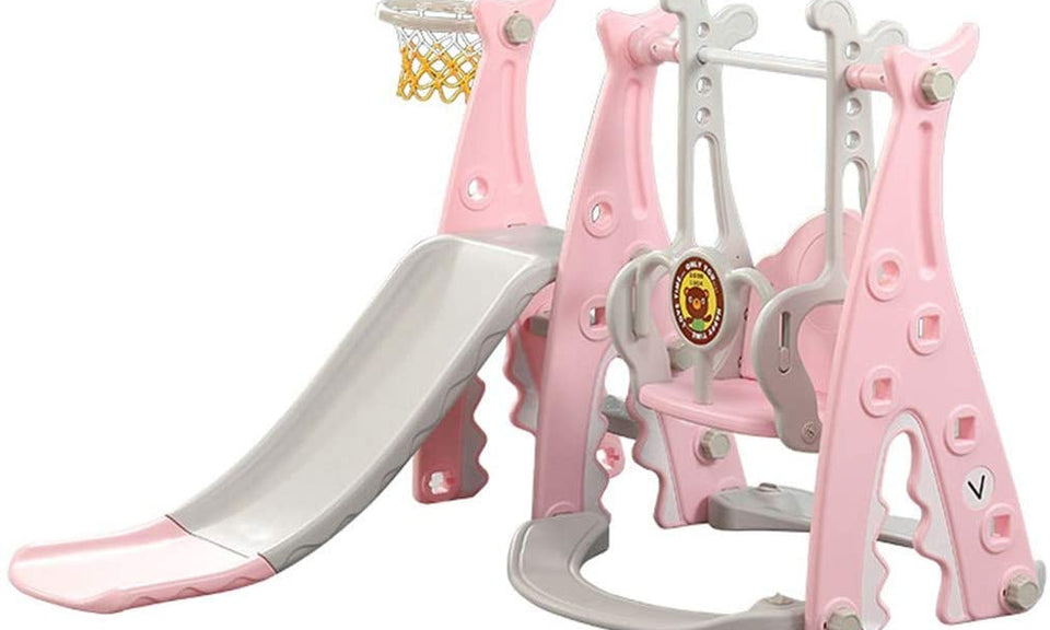 Kids Swing Playground Slide Children Play House Outdoor Garden Toddler Baby Toy