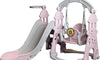iropro Baby Swing and Slide Set ,Indoor Climbing Frame for Toddlers with Basketball Hoop and Ball