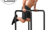 Yoleo Adjustable Dip Bar- 500lbs
