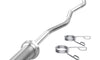 Yoleo 4ft Curl Bar Olympic Weight Lifting Barbell Bar Weight Bars with Spinlock Collars for Home Gym Training, Fitness, Workout