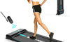 Dripex Under-Desk Treadmill with Remote Control, 1-6KM/H Adjustable Speed, 500W Motor, LCD Screen
