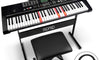 Magical LED Lighted on the keys of this 61 keyboard piano-Follow the LED light