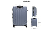 Vesgantti Lightweight Hard Shell 4 Wheel Travel Trolley Luggage Suitcase