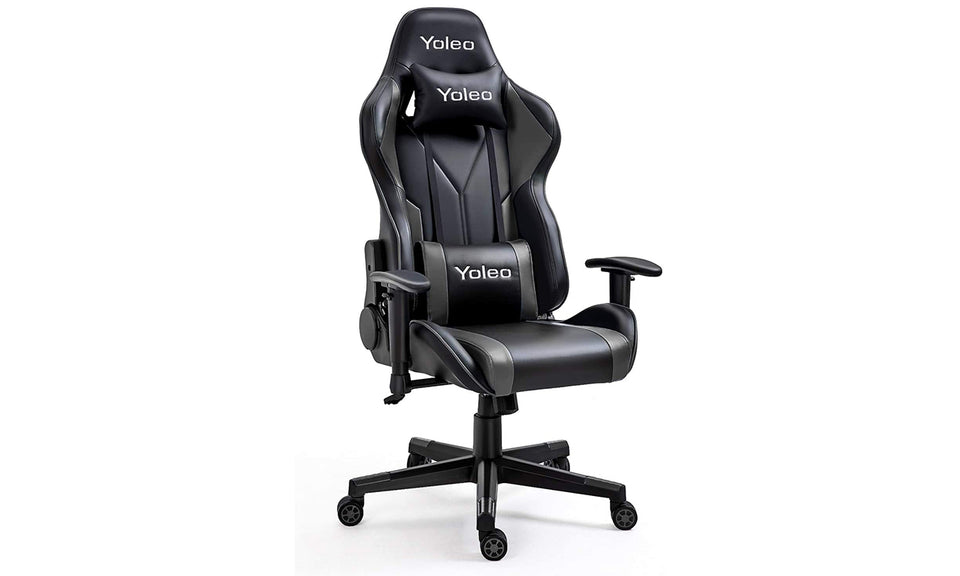 Yoleo/Bigzzia  PC & Racing Game Chair-155 Degree-Black