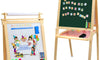 Dripex Kids Easel Double Sided Painting Chalkboard and Magnetic Board with Paper Roller for Children