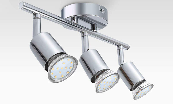 3 Led Light Track Lighting - Ceiling or Wall Mount