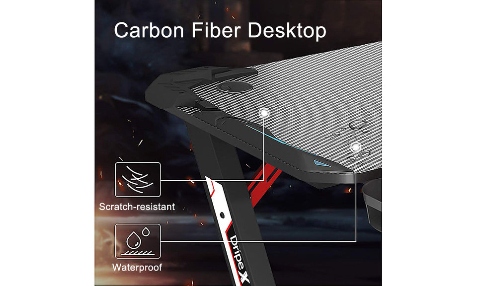 Dripex Ergonomic Z-Shaped Gaming Desk